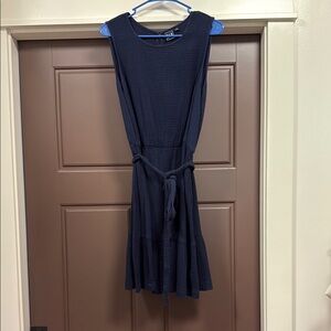 Gap Navy Sleeveless Dress with Belt